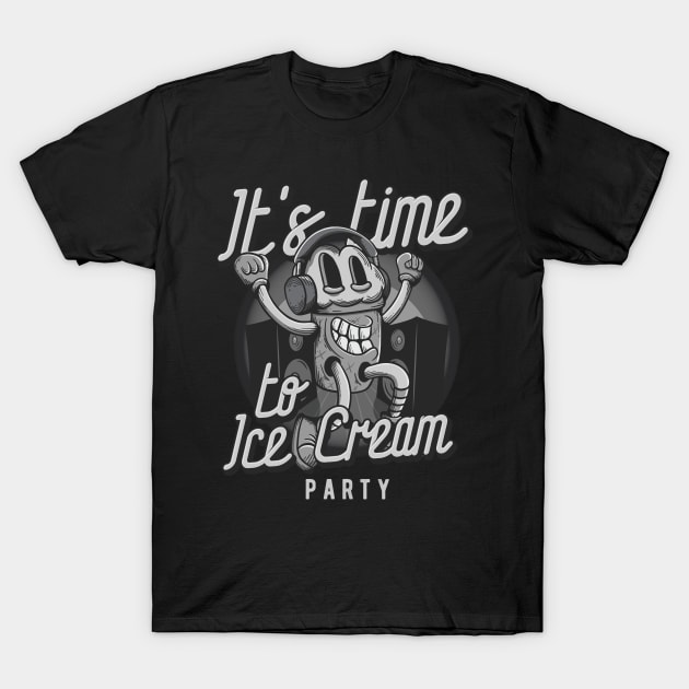 Ice cream Party T-Shirt by CyberpunkTees